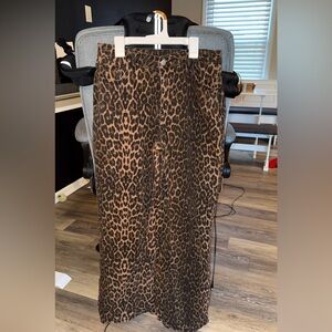 Windsor Brown Leopard Maxi Skirt